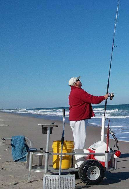 Surf Fishing Cart